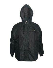 mens stellar raincoat set with carry bag black